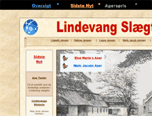 Tablet Screenshot of lindevang-lolland.dk